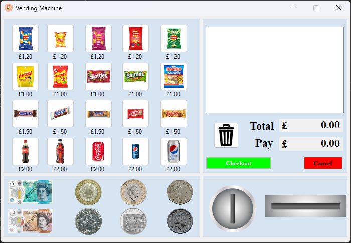 Vending Machine Simulator